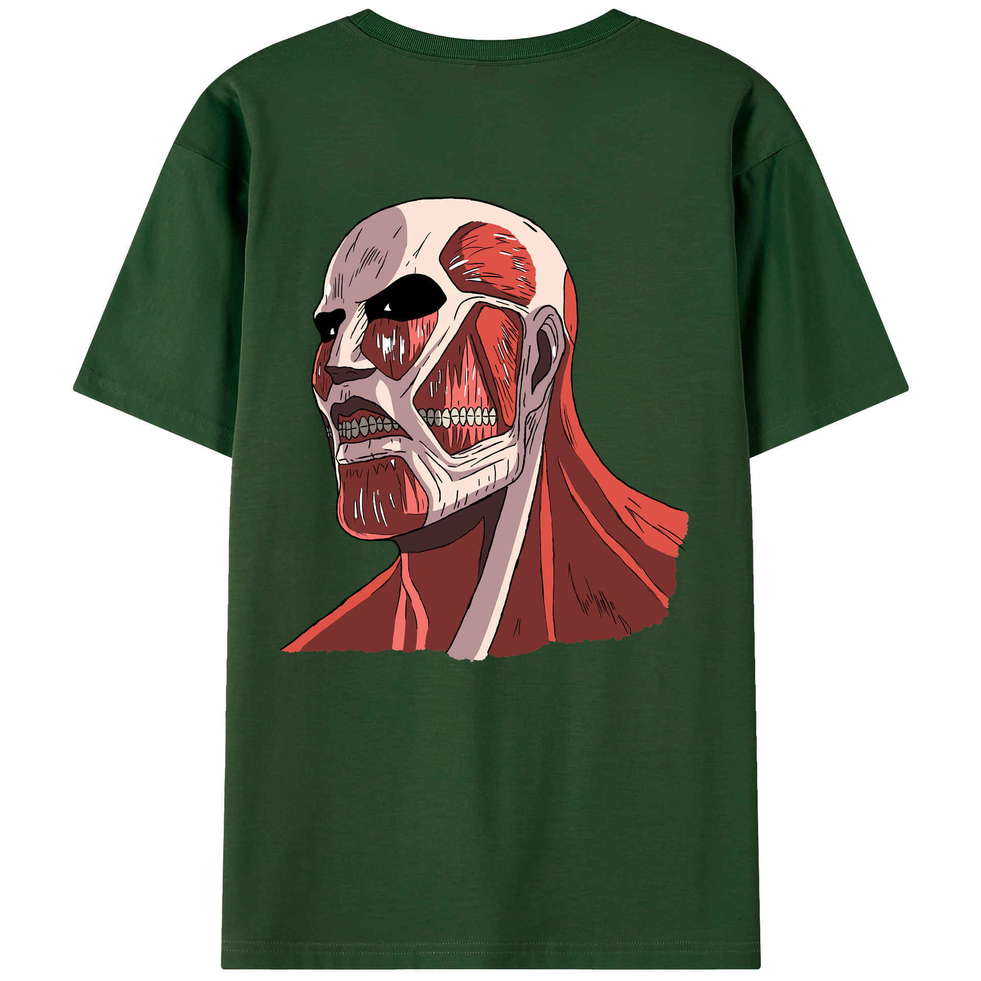 （画像用） 進撃の巨人 Attack on Titan 綿100％半袖Tシャツ（背面プリント）